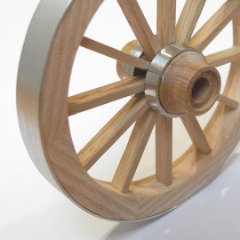 Speichenrad, Detailbild, Durchmesser 65 mm