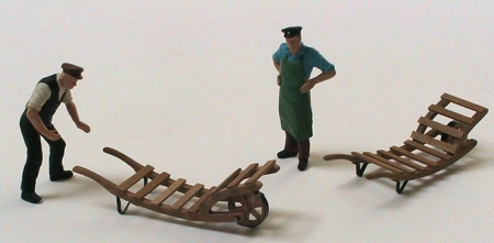 Holzschubkarre, Miniatur 1zu43, Spur 0