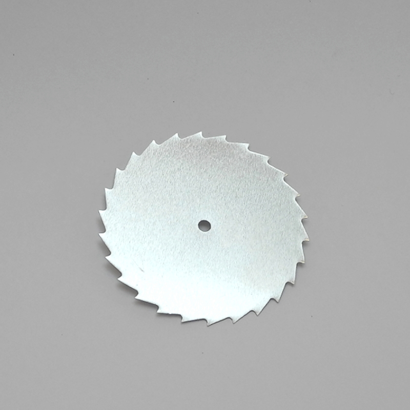 Kreissägeblatt, 50 mm, aus Aluminium, Puppenstubenminiatur in 1zu12