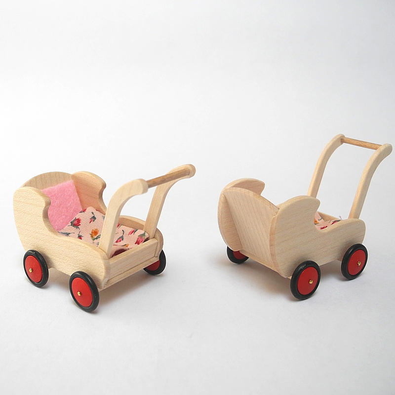 # Liebe HANDARBEIT 10934 Miniatur Puppenwagen 1:12 für Puppenhaus 0940 NEU 