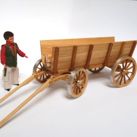 Pferdewagen, im Maßstab 1zu12