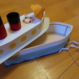 Geschenkverpackung Schiff / Dampfer