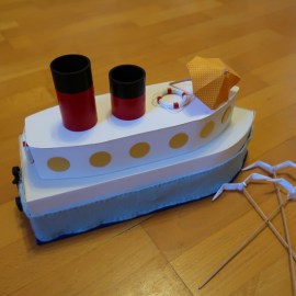 Geschenkverpackung Schiff / Dampfer
