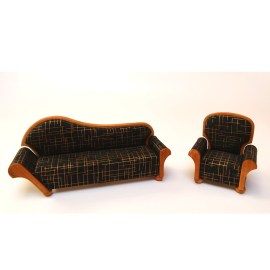 Sessel, Puppenhausmöbel im Maßstab 1zu12