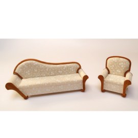 Sessel, Puppenhausmöbel im Maßstab 1zu12