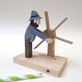 Windmüller - Spielerei aus Holz