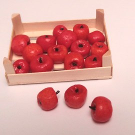 Apfel, Puppenstubenminiatur in 1zu12