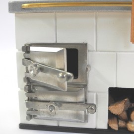 Küchenherd, Detailbild, Puppenstubenmöbel in 1zu12