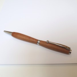 Dreh-Kugelschreiber, Edelholz, handgedrechselt