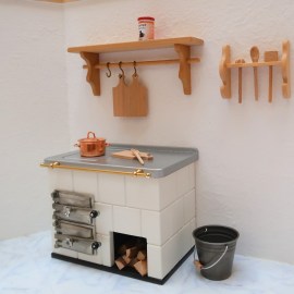 Küchenherd, Puppenstubenmöbel im Maßstab 1zu12