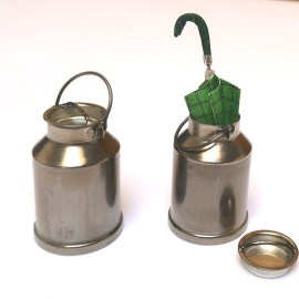 Milchkanne, Miniatur im Maßstab 1zu12