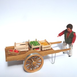 Schubkarren, Miniatur im Maßstab 1zu12