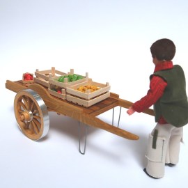 Schubkarren, Miniatur im Maßstab 1zu12