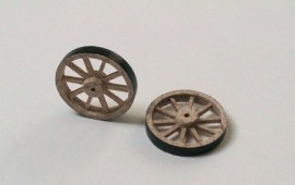 Speichenrad - Miniatur, Durchmesser 16 mm