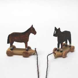 Ziehtier Pferd, Miniatur 1zu12